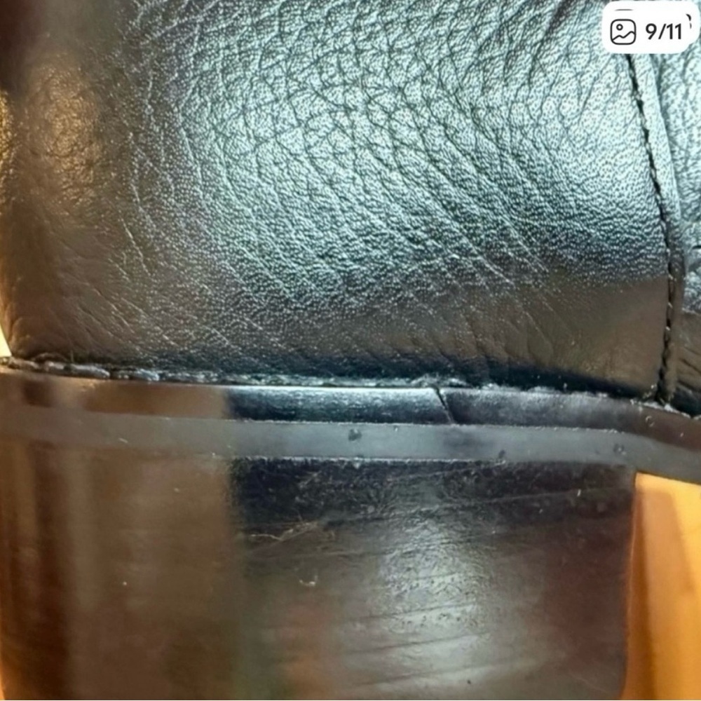 COLE HAAN NEELA SLIP ON LEATHER ANKLE BOOTS size 6.5 - Picture 9 of 11